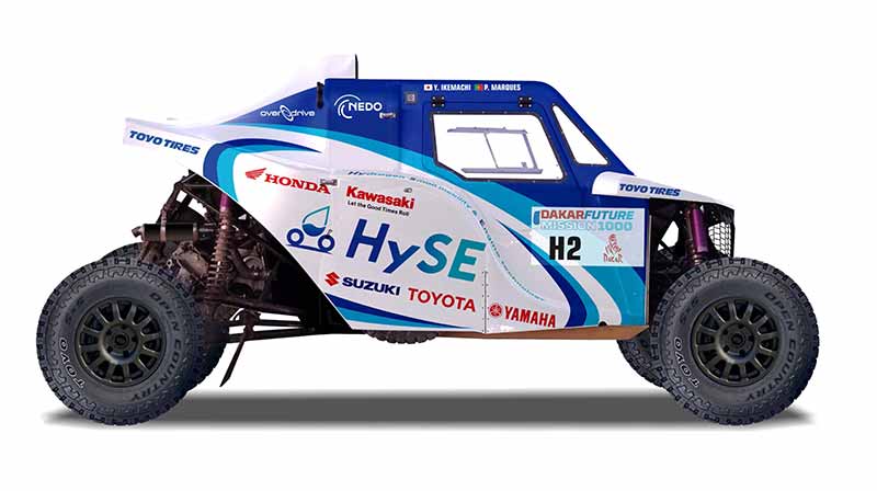 【ホンダ】バイク用水素エンジン搭載のラリーカー「HySE-X2」がダカール2025に参戦 記事1