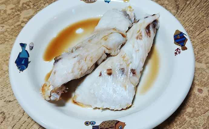 釣魚で作る「食品ロス削減」レシピ：タバメ腹骨の塩焼き　デカいほど美味い！