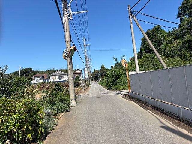 流山おおたかの森駅から自転車で15分ほど走ると広がるのどかな光景
