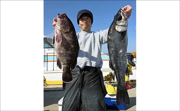 「犬吠埼沖の深場で赤い宝石浮上！」アカムツ釣りで43cm良型登場【千葉】