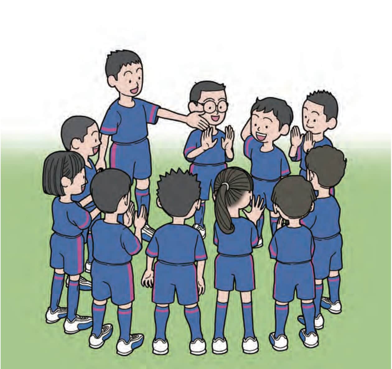 チームを引っ張る中心選手はよく走ってよく声を出す【ジュニアサッカー 監督が使いたい選手がやってる！デキるプレー55】