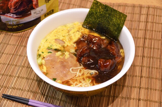 3.黄金酢豚ぶっかけ麺