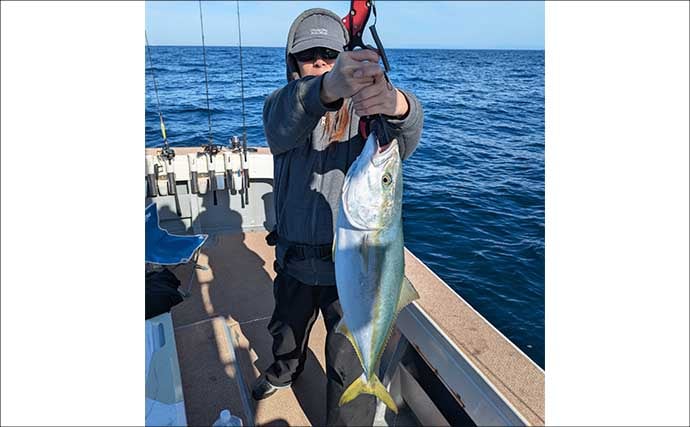 「ズドンと青物襲来！」若狭湾ジギング船で良型ブリ・ヒラマサを好捕【福井】