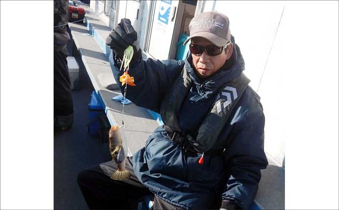 カットウ釣りで良型ヒガンフグとコモンフグ合計7匹手中！【愛知・師崎沖】トルクある引きを堪能