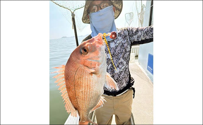「年イチ級の大ダイ浮上!」伊勢湾エリアのタイラバで70cm超マダイをキャッチ【愛知】