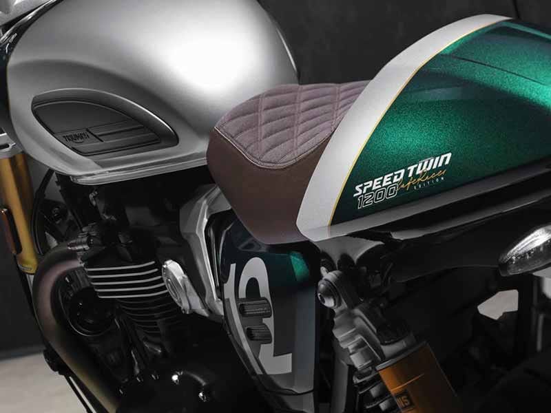 【トライアンフ】世界800台の限定モデル「Speed Twin 1200 Cafe Racer Edition」を発表 記事12