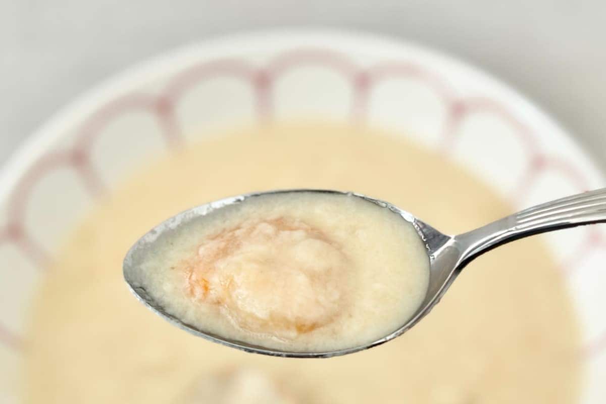 大きめサイズのホタテとエビ、みっけ!【ファミマ】のあったかシチュー