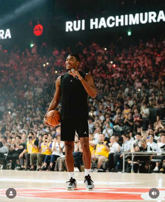 Instagram:八村 塁(@rui_8mura)より