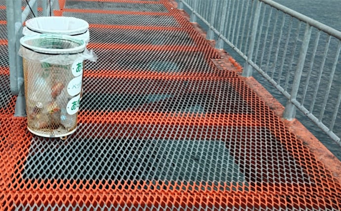 須磨海釣り公園で陸っぱりカワハギ釣りに挑戦【兵庫】エサ取りに苦戦も本命5匹を手中!