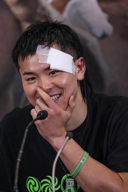 難しさを身に染みて感じ、ボクシングがさらに面白くなったと子供のような笑顔を見せる那須川天心