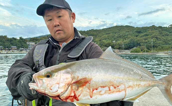 「ブレードジグで青物がドンッ！」大道港のライトショアジギングでショゴ＆ヤズ登場【熊本】