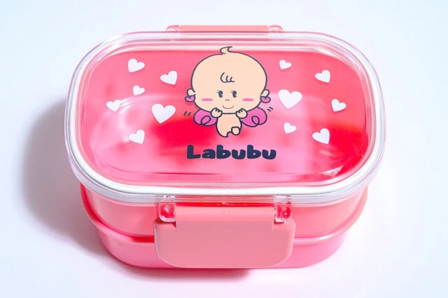 ラブブのランチボックス。特別なノベルティとして配布されたものと思われる