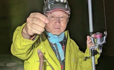 大野海岸周辺の投げ釣りで40cm級アナゴ3匹キャッチ【愛知】海藻消失で状況一変