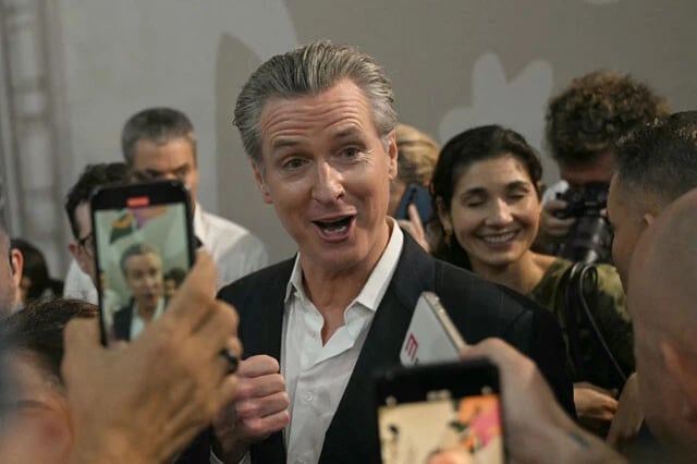 次期大統領選で民主党側の有力候補とされる、カリフォルニア州知事のニューサム氏。トランプ政権に対する強硬姿勢を打ち出している