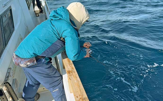 タイラバゲームで本命マダイ不発もブリとレンコダイをキャッチ【三重】