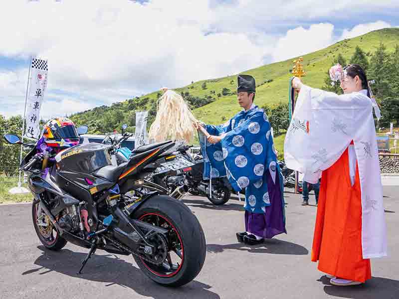 愛機のお祓い・限定御朱印も! ビーナスライン沿いの単車神社で「例大祭」を9/7開催 メイン