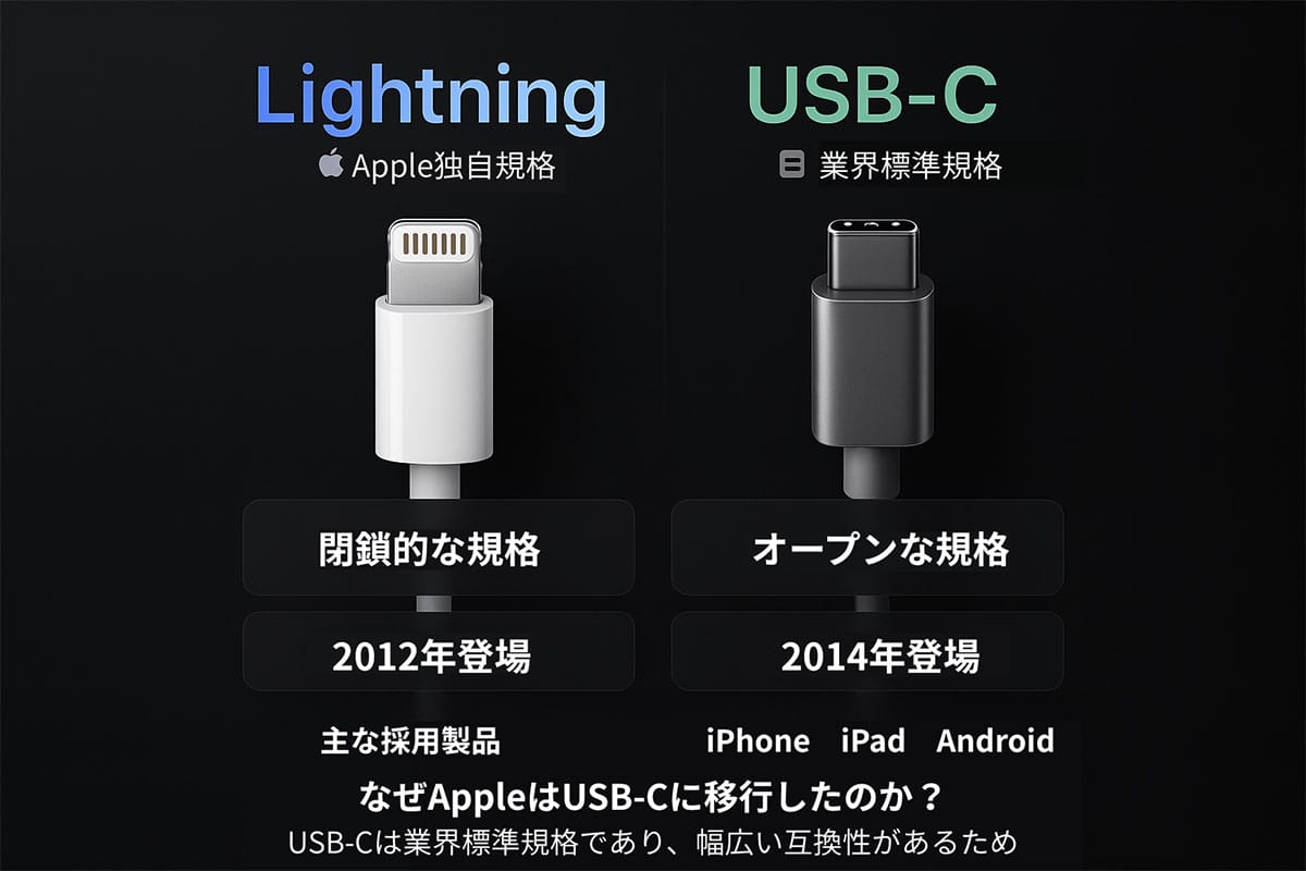 EUの規制によるiPhoneのUSB-C化1