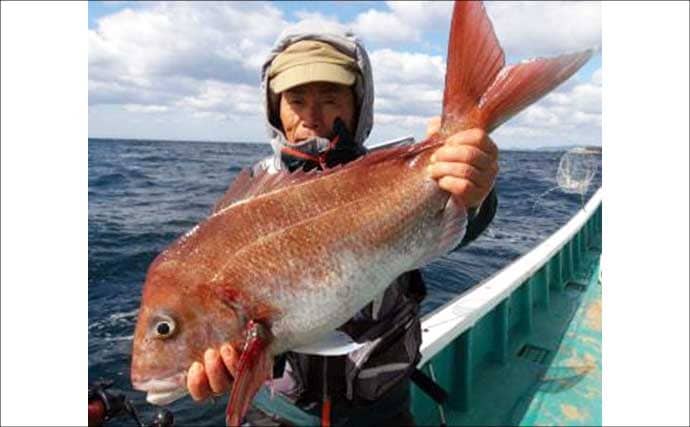 関西エリアの【船釣り特選釣果】サビキマダイ本格化！60cm級大型交じりで数釣り達成