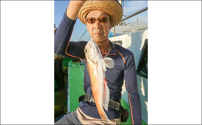 相模湾のシロアマダイ釣りで39cmを頭に船中全員安打!【神奈川】サバ短冊&オキアミ仕掛けが奏功