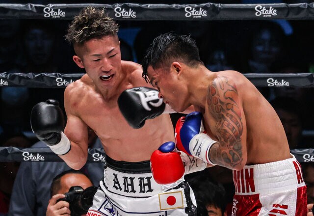 接近戦もアウトボクシングも相手次第で対応できる拓真のテクニックは、兄・尚弥も認めている