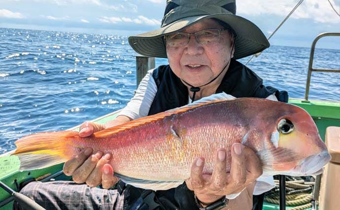 【沖釣り釣果速報】60cm級タカバ浮上!アジの泳がせ釣りで根魚ラッシュ(福岡)