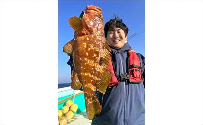 【沖のルアー釣果速報】SLJ＆ブレードジギングで大型アコウ手中！高級根魚が多数ヒット（九州）