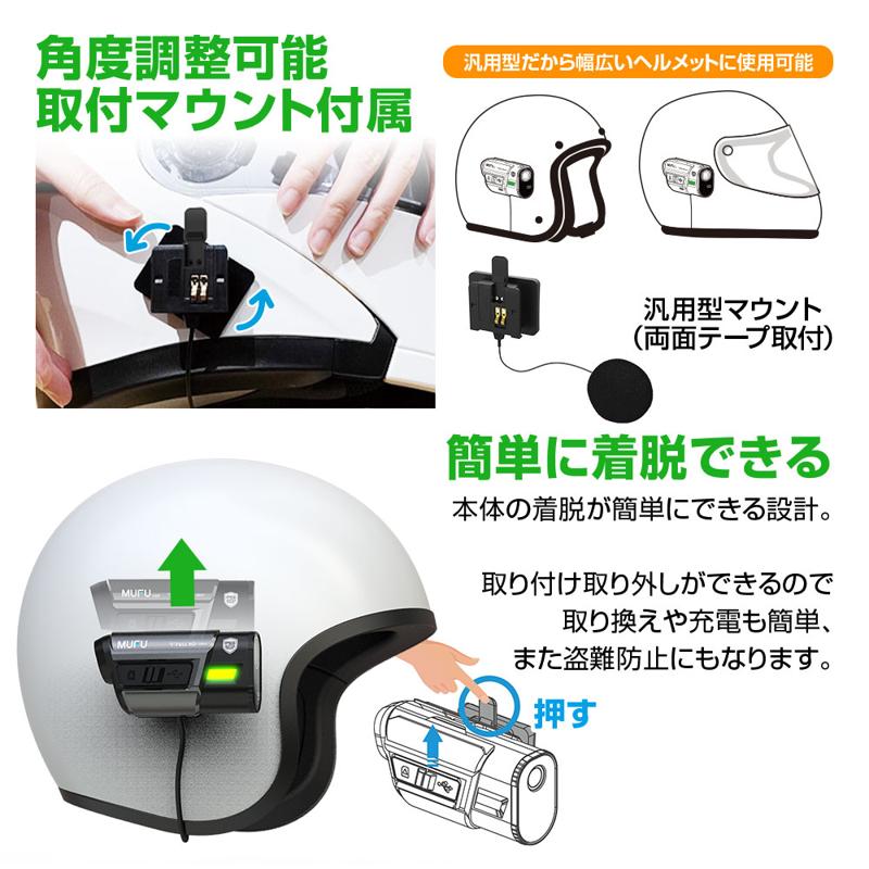 MAXWIN×MUFUヘルメット取付前後ドライブレコーダーにGPSを搭載したモデルが登場！Amazon・楽天市場・Yahoo!ショッピングで予約販売を開始！