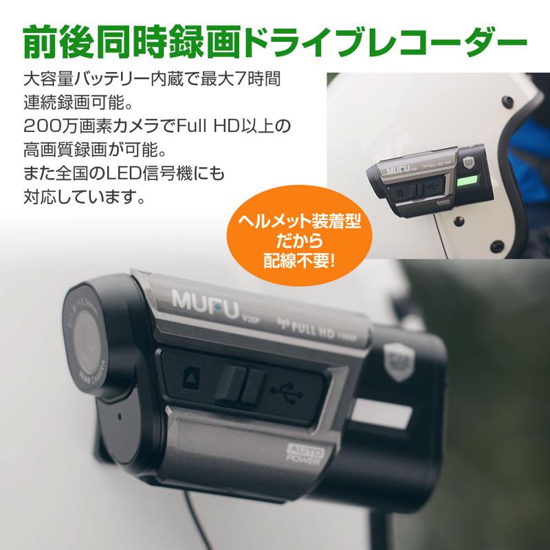 MAXWIN×MUFUヘルメット取付前後ドライブレコーダーにGPSを搭載したモデルが登場！Amazon・楽天市場・Yahoo!ショッピングで予約販売を開始！