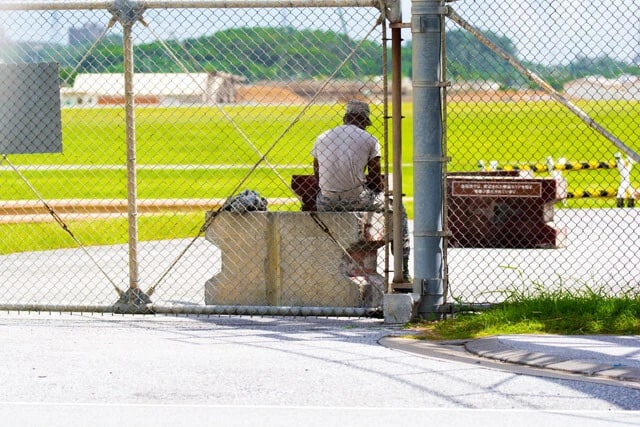 基地内で休憩中の空軍兵（本文とは関係ありません）