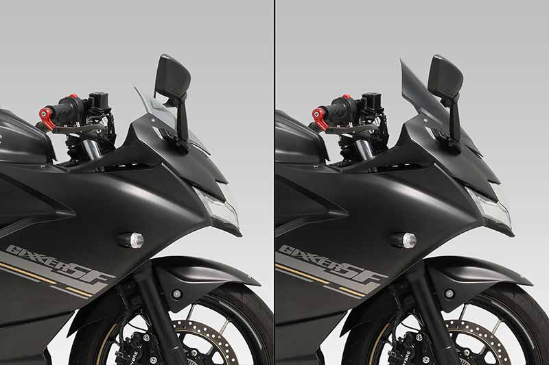 ヨシムラがジクサーSF250用「ウィンドアーマー」の受注を開始! 記事3