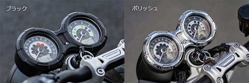 Motone のアルミダイキャスト製メーターカバー PEERLESS に新色「ブラック/ポリッシュ」が登場!(動画あり) 記事6