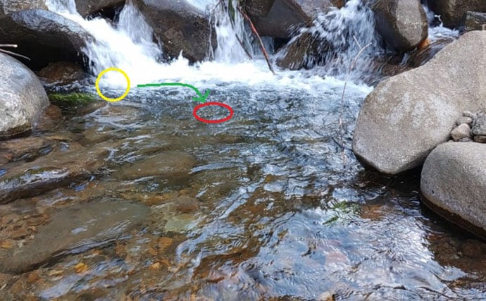 「竿抜けポイント」の発見が釣果の決め手！ 渓流エサ釣りで釣果アップ術