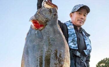 【沖釣り釣果速報】圧巻サイズの大判ヒラメ確保!玄界灘の落とし込み釣りで良型続出(福岡)