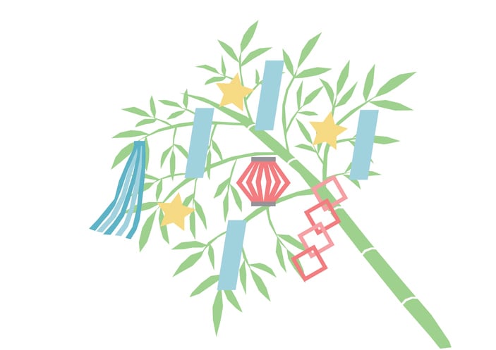Illustration of Star Festival(Ornaments)