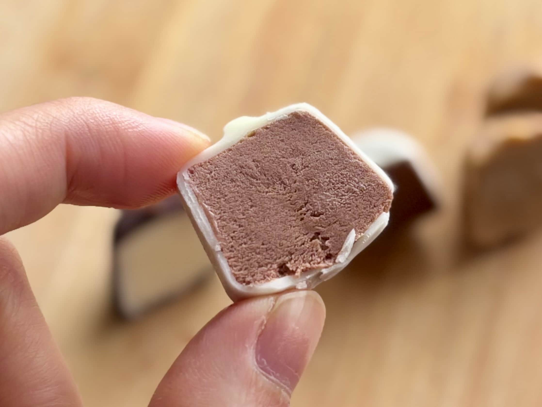 冷凍庫にあると嬉しいかも♡【無印良品】選べる3種のひとくちチョコアイスが美味