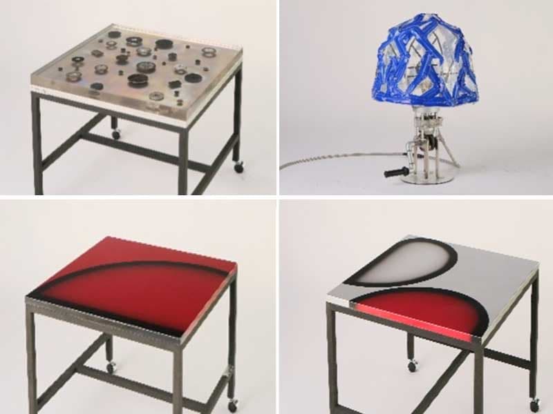 ヤマハの鍛造部品が、エンジンが家具に！ バイク部品を使った家具を船場が制作 メイン