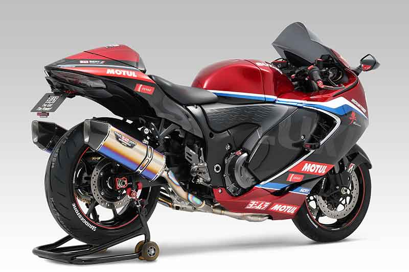 ヨシムラが Hayabusa用「フルエキゾーストHEPTA FORCE チタンサイクロン 2本出し 政府認証」の受注をスタート! 記事2