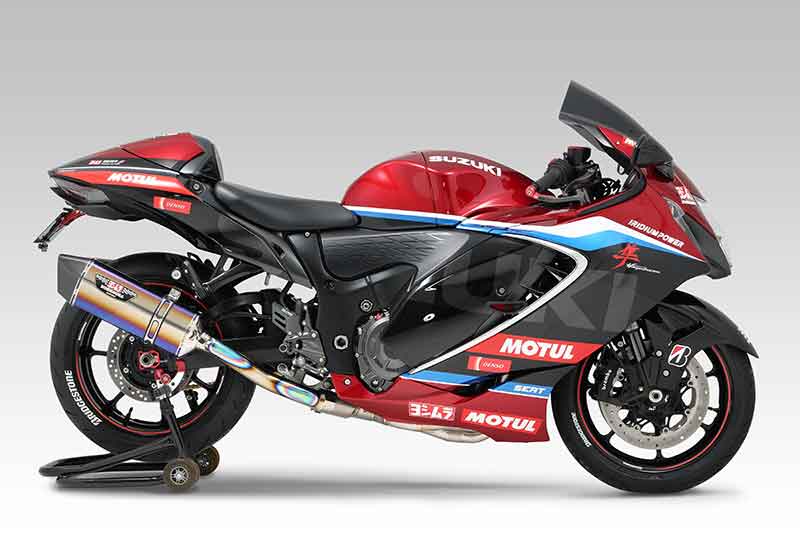 ヨシムラが Hayabusa用「フルエキゾーストHEPTA FORCE チタンサイクロン 2本出し 政府認証」の受注をスタート! 記事4