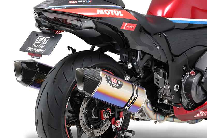 ヨシムラが Hayabusa用「フルエキゾーストHEPTA FORCE チタンサイクロン 2本出し 政府認証」の受注をスタート! 記事13