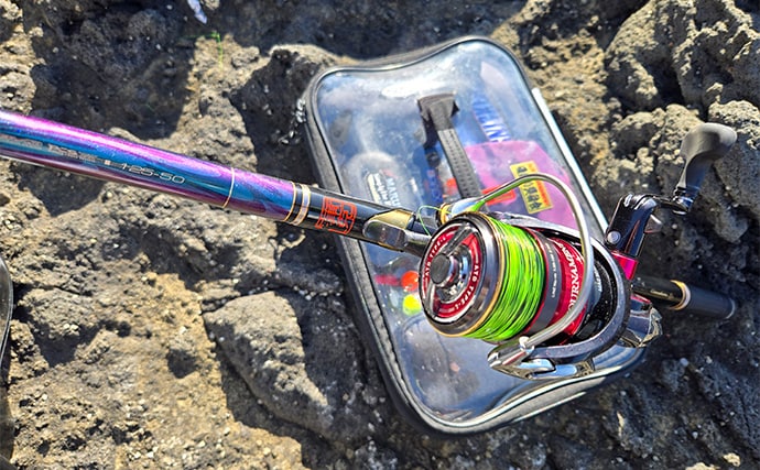 「第9回TFT関東・東レ懇親磯釣り大会IN下田」に参戦　強風に苦戦も37.5cmメジナを釣り上げる