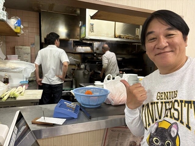 サンマーメン発祥の店、創業は大正7年とのこと！