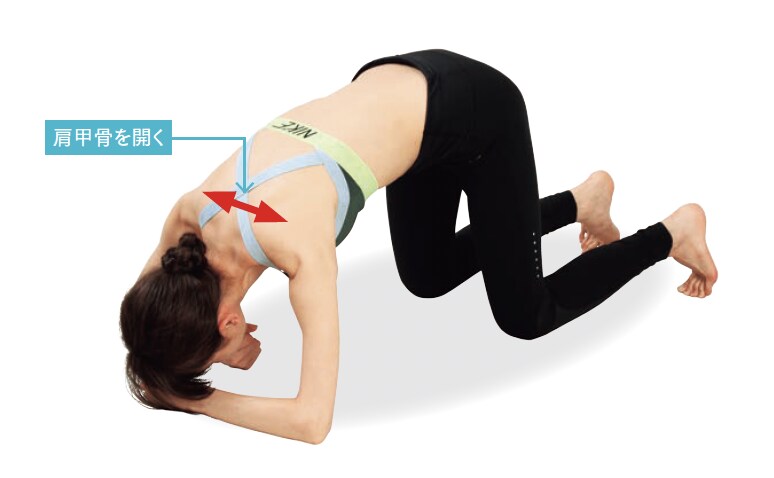 胸椎上部はめ ストレッチ体操のやり方 手順2【背骨コンディショニング】