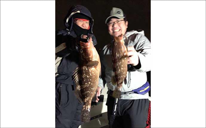 伊勢湾奥ナイトボートゲームでカサゴ全員ツ抜け達成【三重】セイゴ＆キジハタも好反応