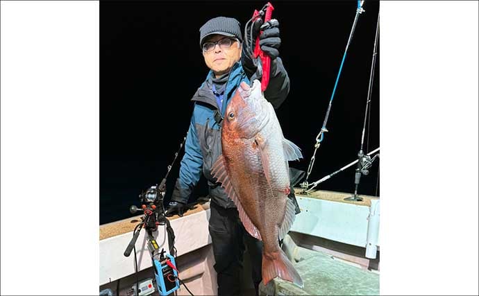 「船中50尾超えの大漁釣果も！」タイラバで良型マダイが続々【沖釣り最新情報・福岡】