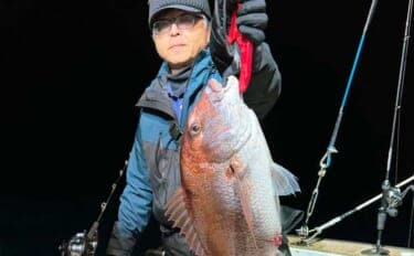 「船中50尾超えの大漁釣果も！」タイラバで良型マダイが続々【沖釣り最新情報・福岡】