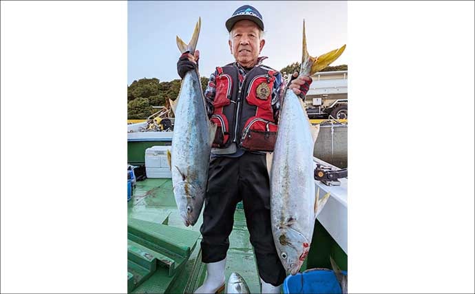 【沖釣り釣果速報】家族で大興奮!落とし込み釣りでネリゴ入れ食い&青物乱舞(福岡)