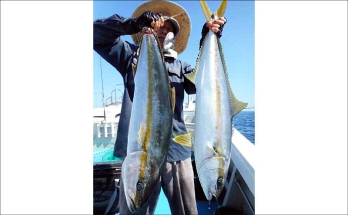 【沖釣り釣果速報】家族で大興奮!落とし込み釣りでネリゴ入れ食い&青物乱舞(福岡)