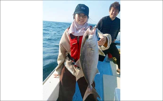 【沖釣り釣果速報】家族で大興奮!落とし込み釣りでネリゴ入れ食い&青物乱舞(福岡)