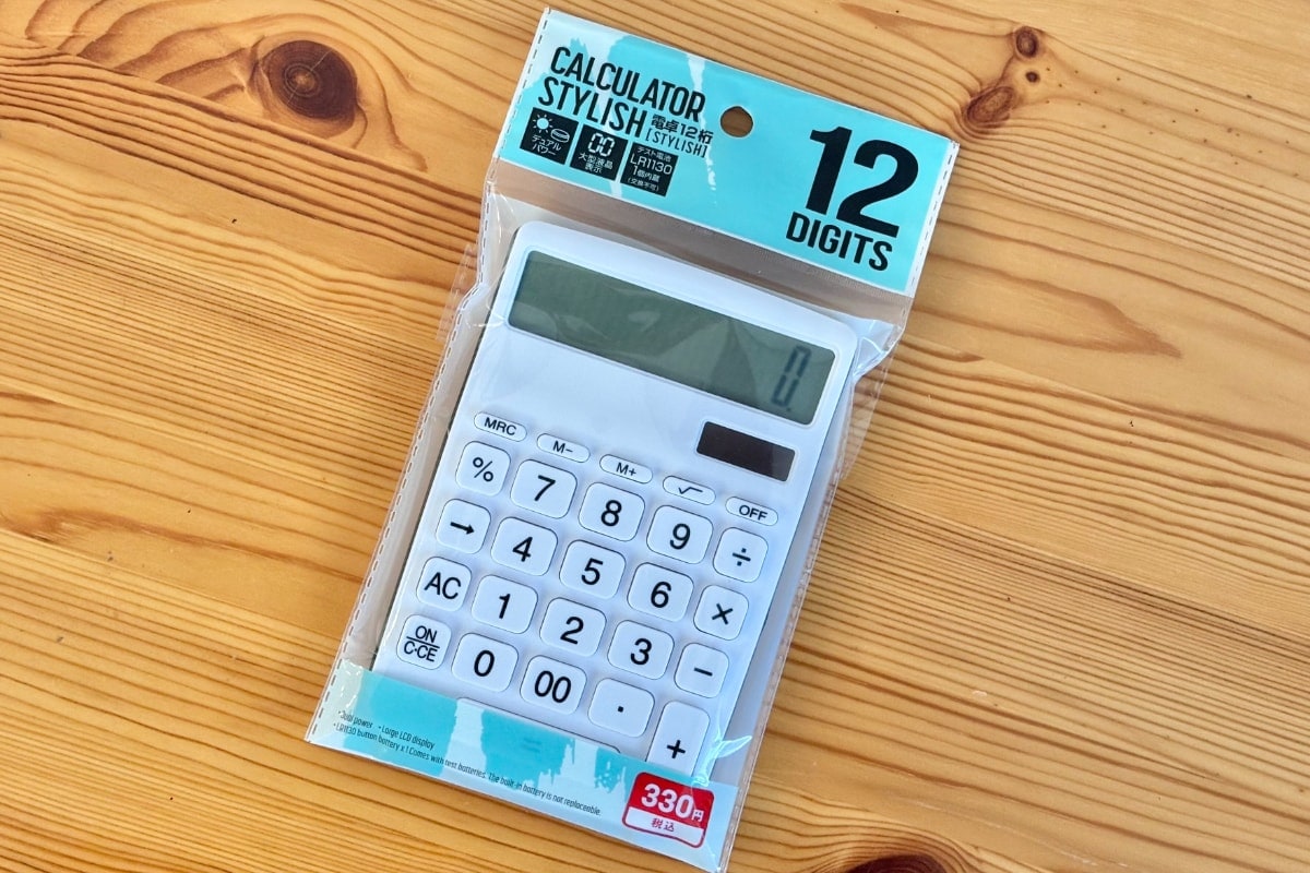 100均の電卓おすすめ7選【ダイソー・セリア・キャンドゥ】使いやすい・かわいい商品も