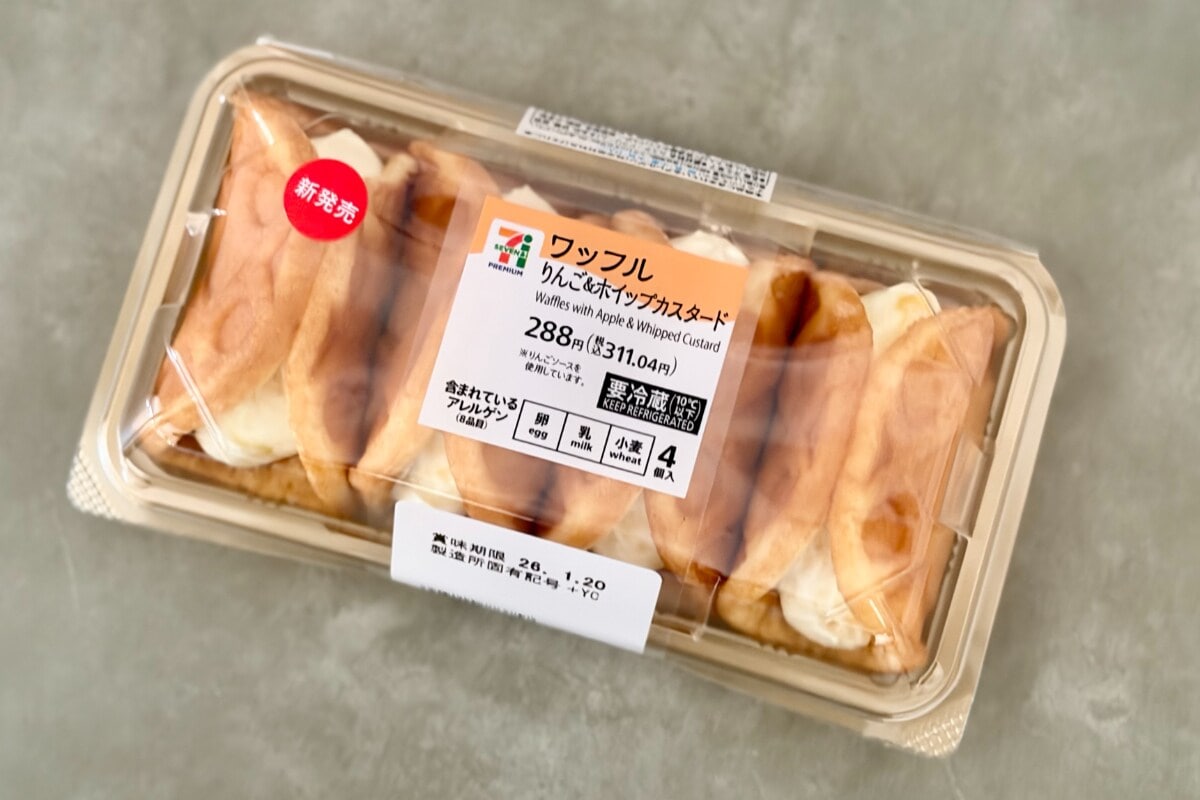 思った以上にりんご！【セブン】の新作スイーツは甘くて爽やかなおいしさ